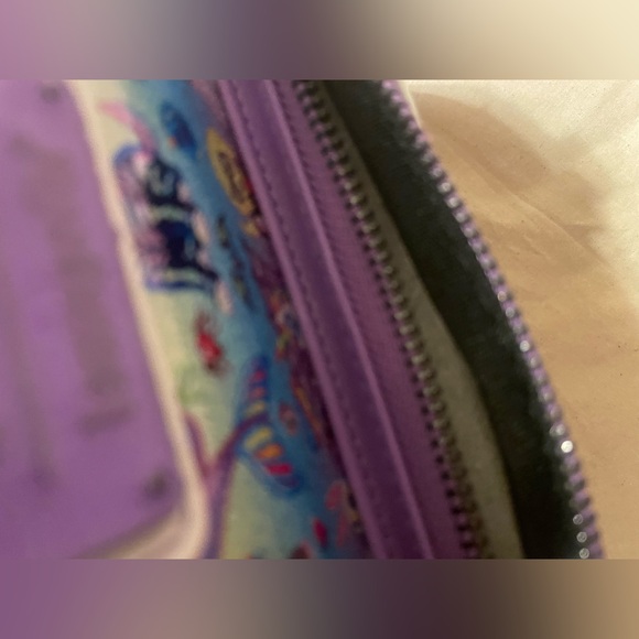 Loungefly Lisa Frank Stickers Halloween Backpack Iridescent Bag Purse NWT FIRM - Picture 5 of 6